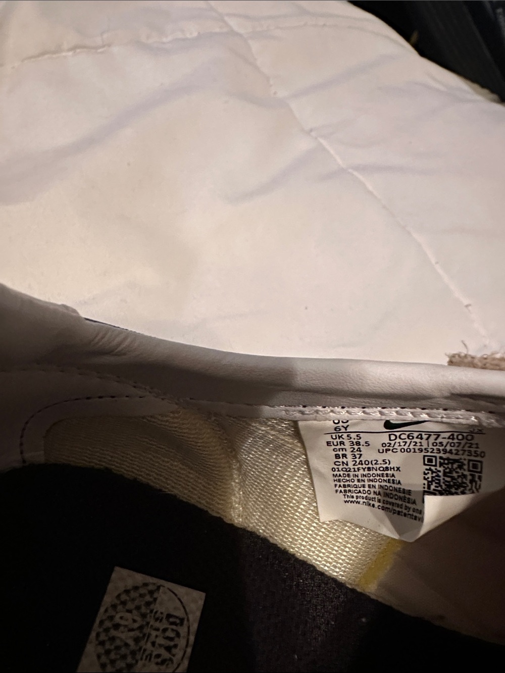Nike Blue and Tan Classic Runner Sneakers - Picture 5 of 5